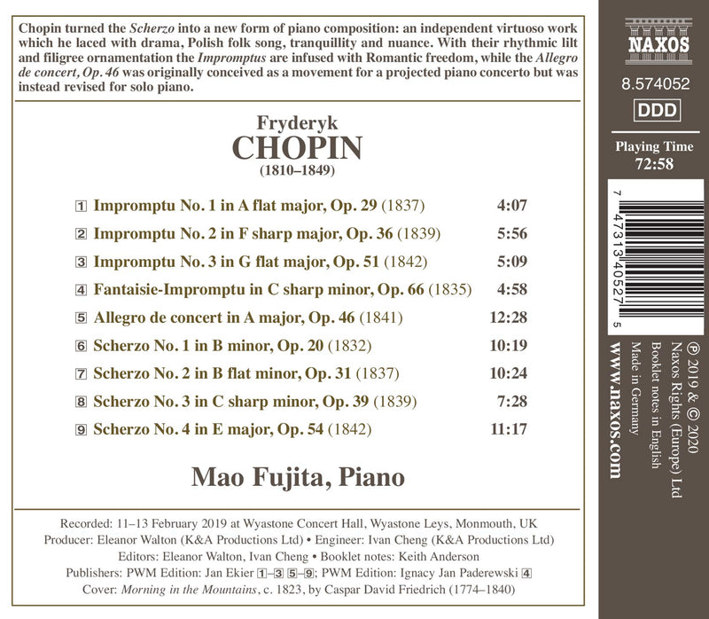 Chopin: Impromptus and Scherzos