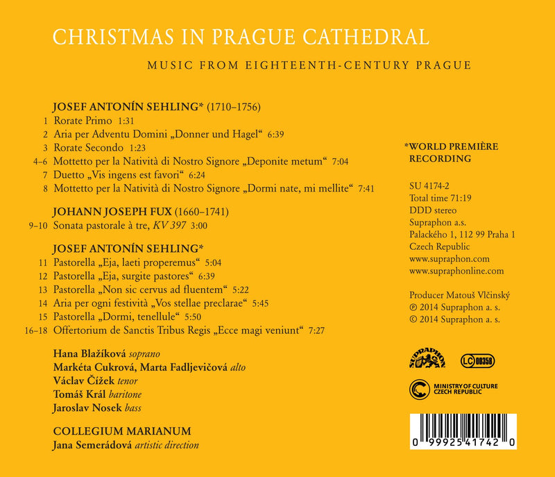 Christmas in Prague Cathedral: Music from 18th Century Pragu