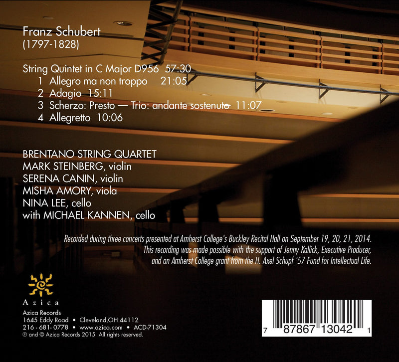 Schubert Quintet Live!