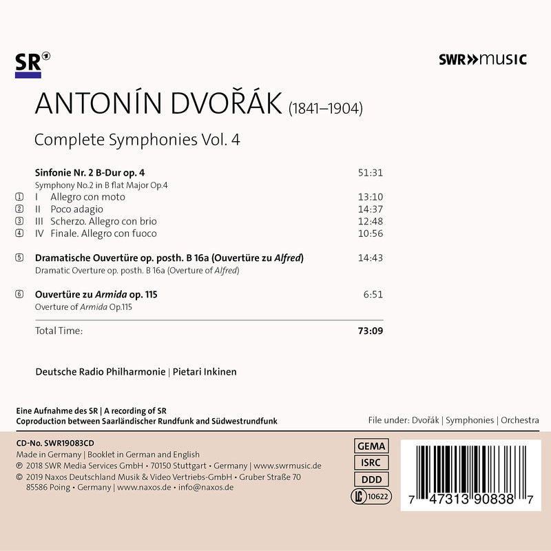 Dvorák: Complete Symphonies, Vol. 4