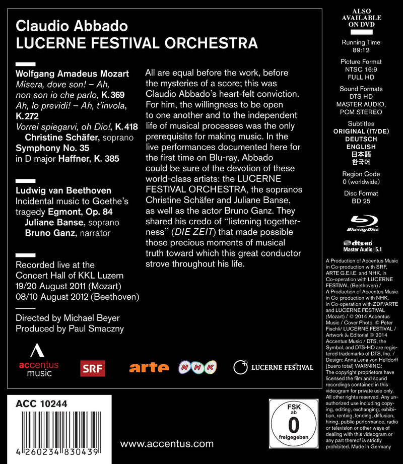Claudio Abbado - Lucerne Festival Orchestra
