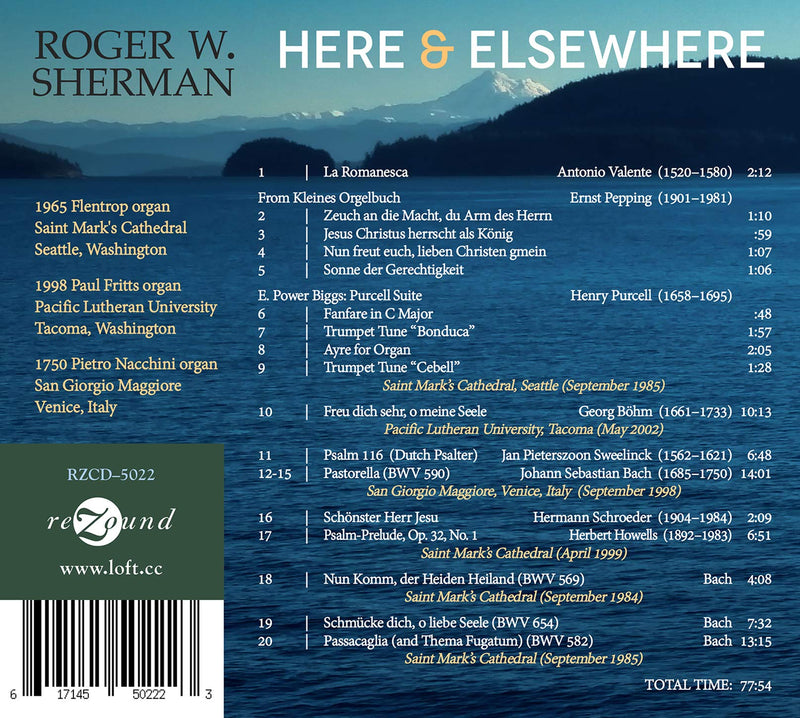 Here & Elsewhere / Roger W. Sherman