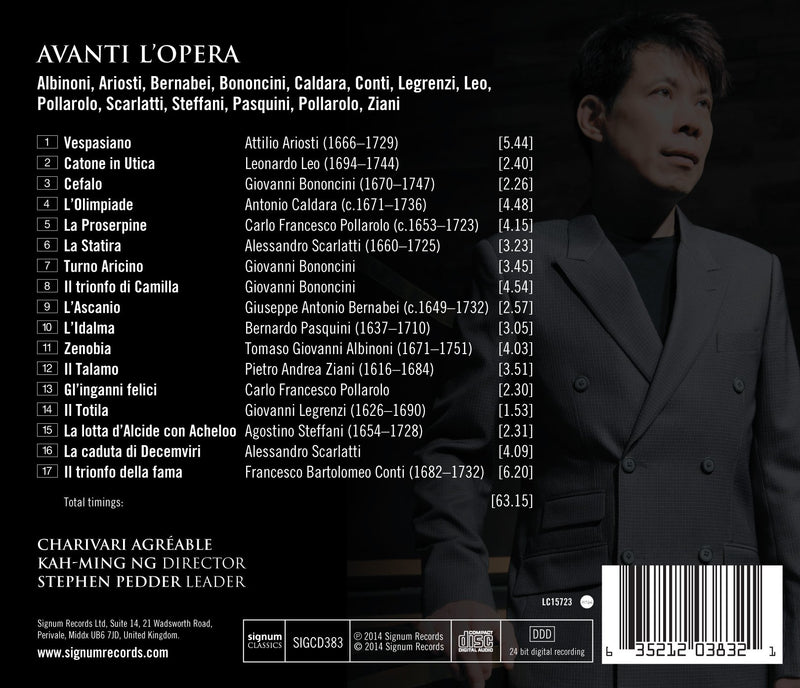 Avanti l'Opera - An A-Z of Italian Baroque Overtures