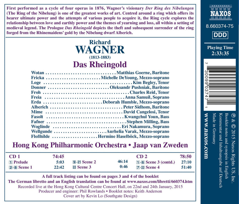 Wagner: Das Rheingold, WWV 86A