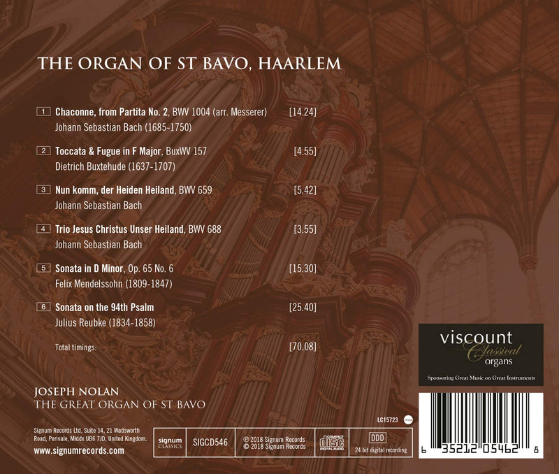 The Organ of St. Bavo, Haarlem / Nolan