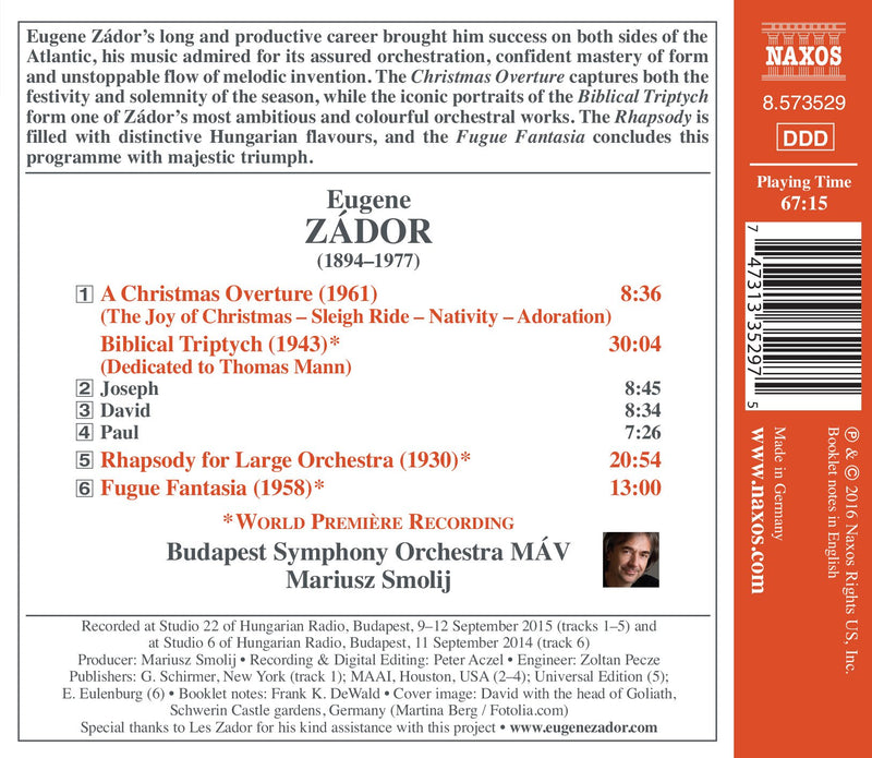 Zádor: Biblical Triptych