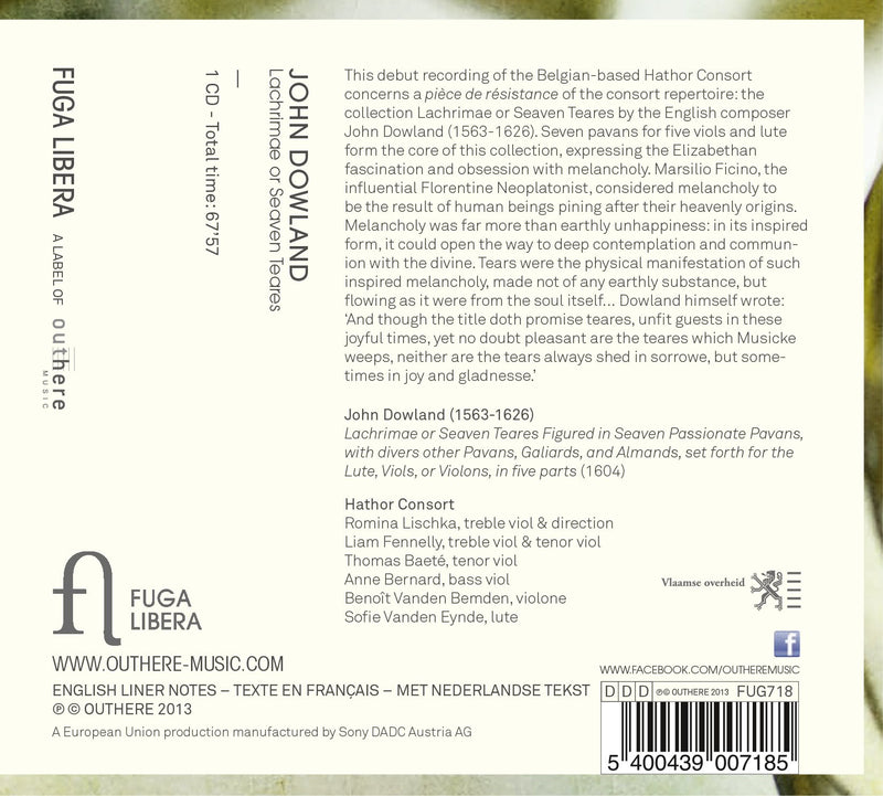 Dowland: Lachrimae