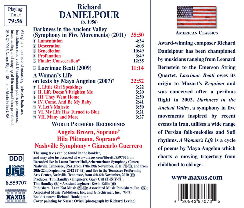 Danielpour: Darkness in the Ancient Valley / Guerrero, Nashville Symphony