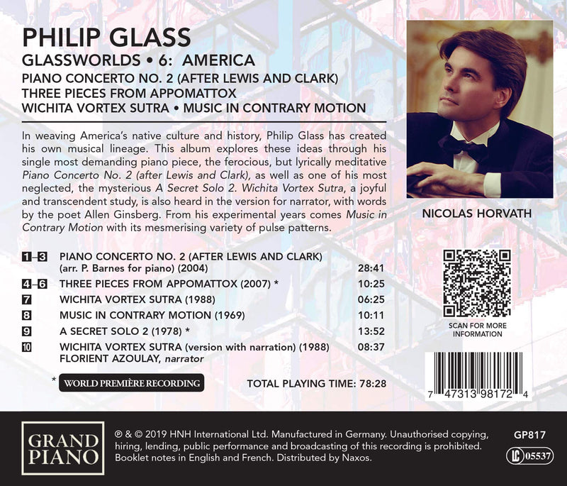 Glass: Glassworlds, Vol. 6 - America / Horvath