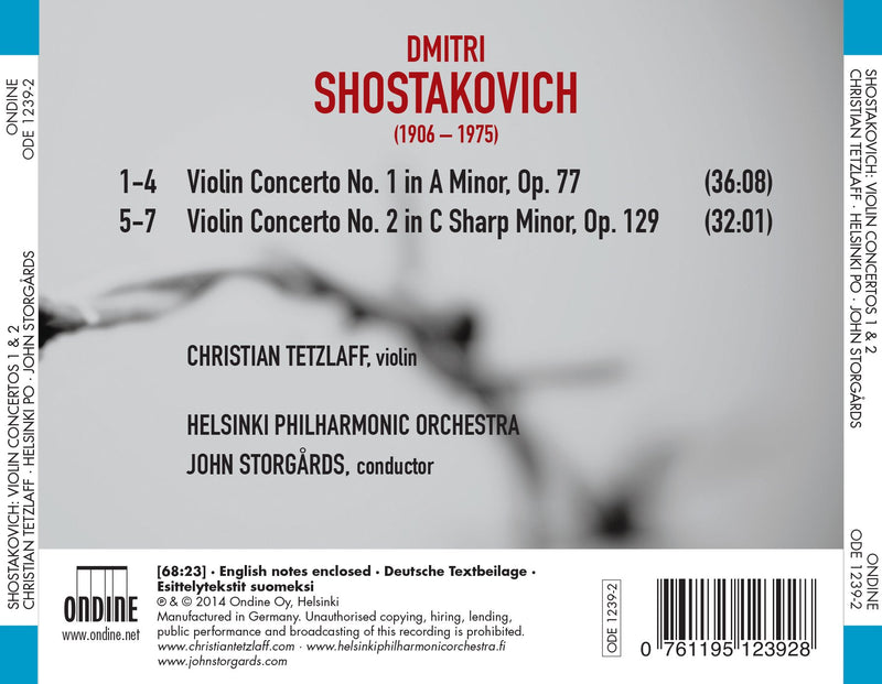 Shostakovich: Violin Concertos 1 & 2