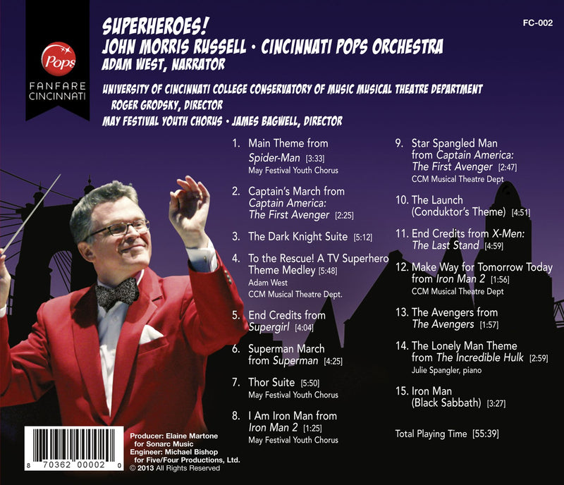 Superheroes / John Morris  Russell, Cincinnati Pops
