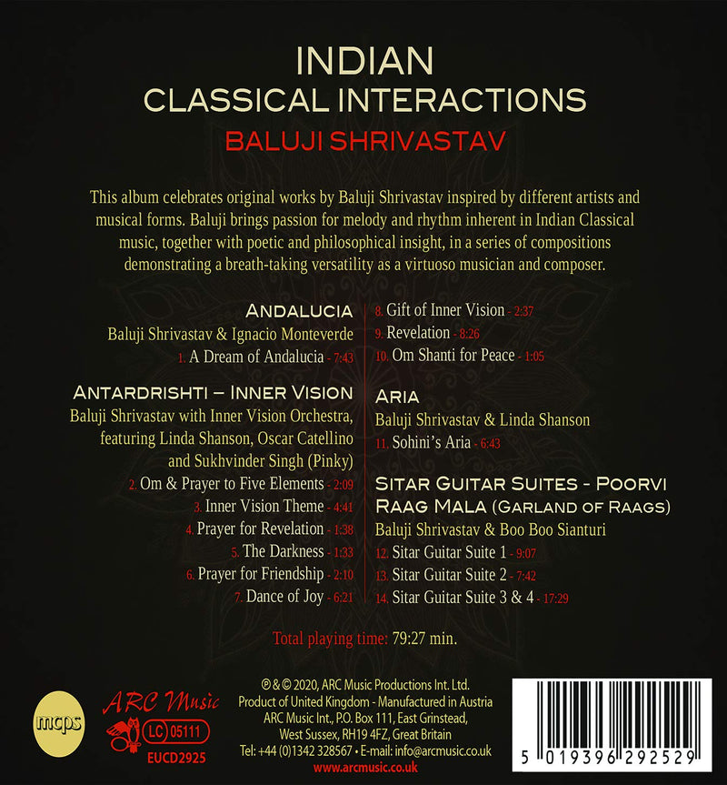 Shrivastav: Indian Classical Interactions / Baluji Shrivastav