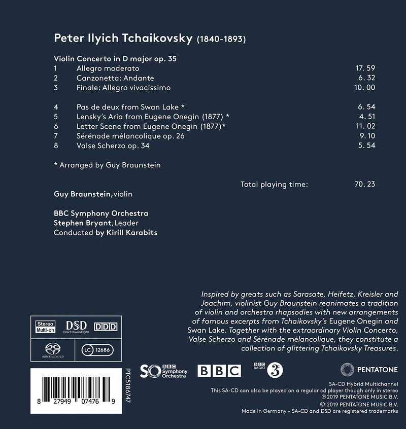 Tchaikovsky Treasures / Karabits, Braunstein, BBC Symphony Orchestra