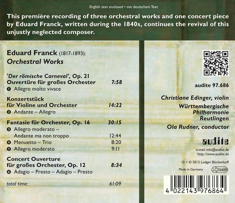 Franck: Orchestral Works