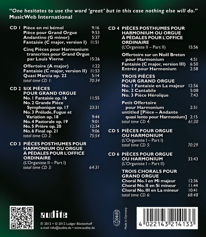 Franck: Complete Organ Works / Hans-Eberhard Roß