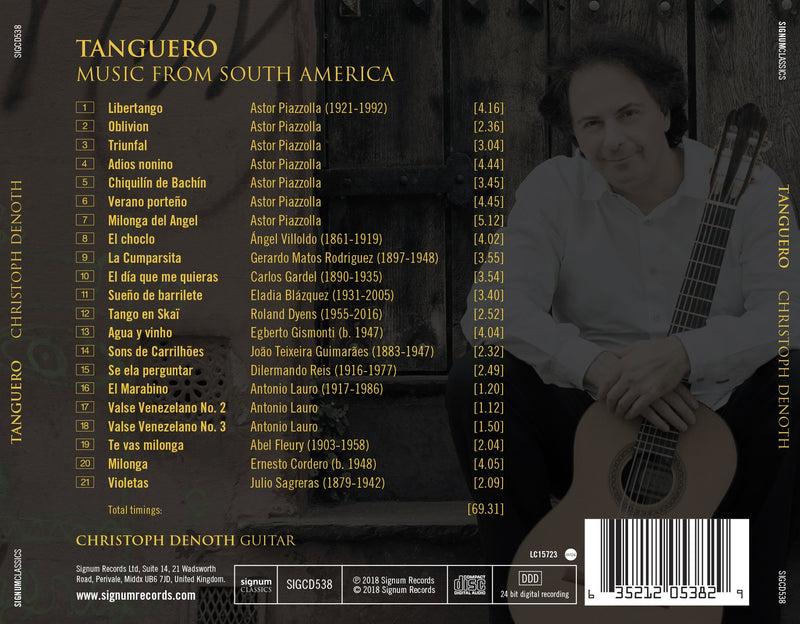 Tanguero: Music from South America / Denoth