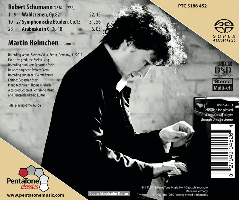 Schumann: Symphonic Etudes, Forest Scenes, Arabesque / Helmchen