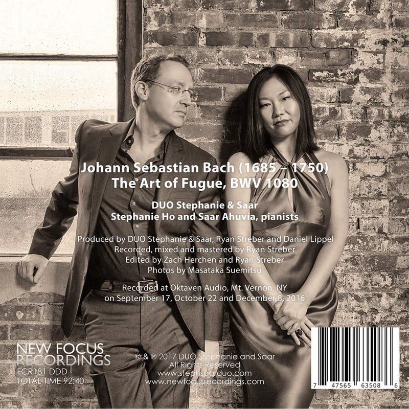 Bach: The Art of Fugue / Duo Stephanie & Saar