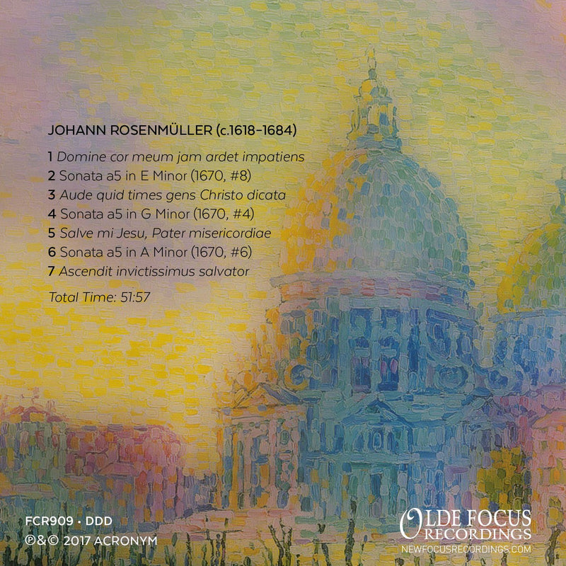 Johann Rosenmuller in Exile / Blumberg, Acronym