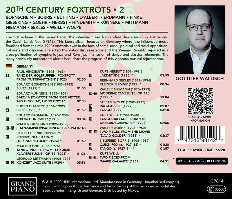 20th Century Foxtrots, Vol. 2: Germany / Wallisch