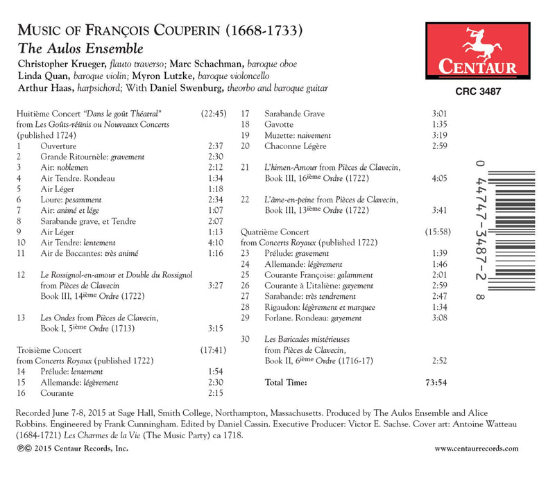 The Couperin Album / The Aulos Ensemble