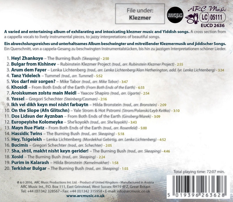 Best Of Yiddish Songs & Klezmer Music / Various