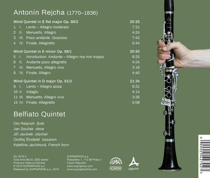 Reicha, A.: Wind Quintets