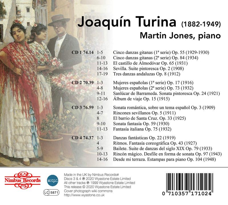 Turina: Piano Works / Martin Jones