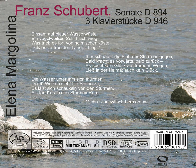 Schubert: Piano Sonata No. 18 in G Major, Op. 78, D. 894 & 3