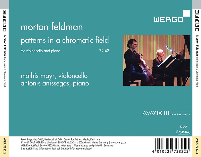 Feldman: Patterns in a Chromatic Field / Mayr, Anissegos