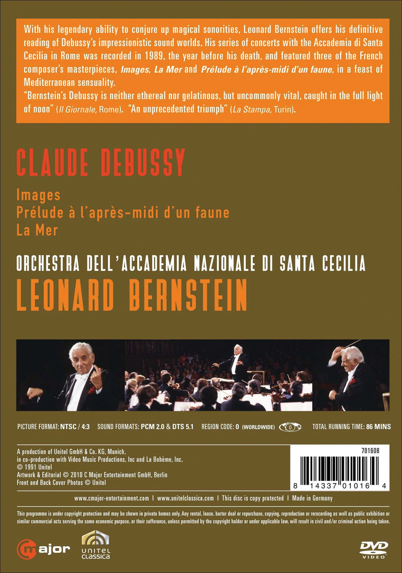 Debussy: Image, La mer, Prelude a l'apres-midi d'un faune / Bernstein