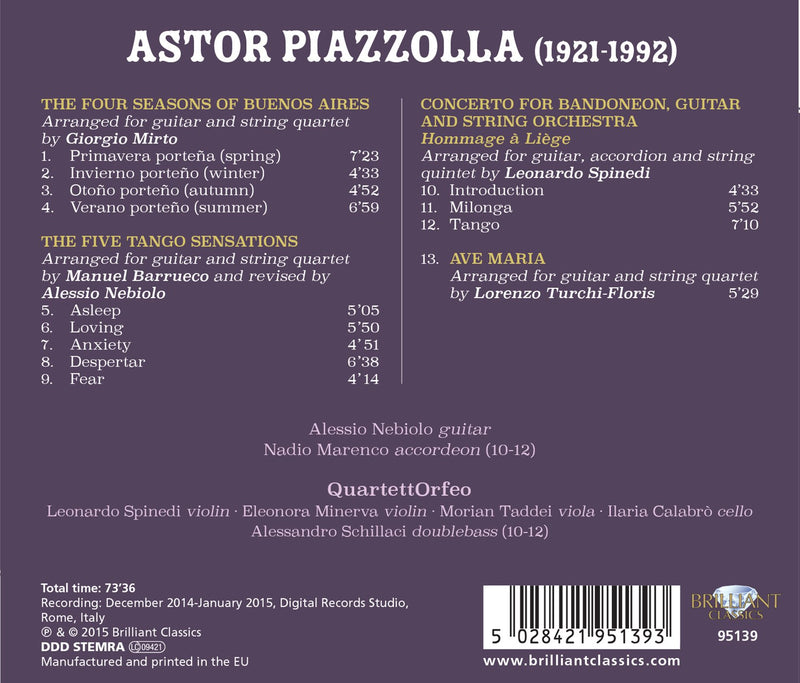Piazzolla: El Otro Astor - Music For Guitar And Strings