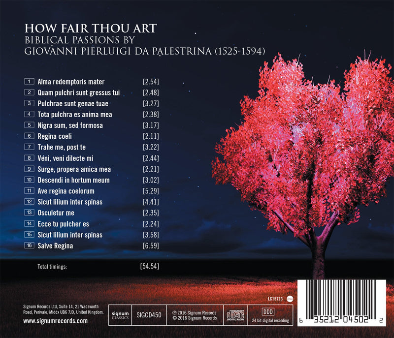 HOW FAIR THOU ART