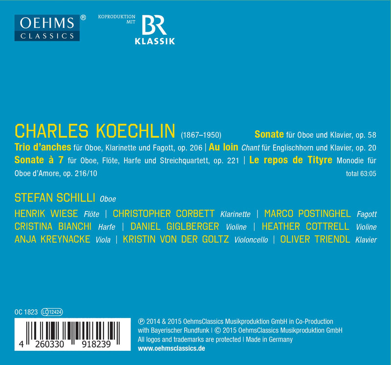 Koechlin: Chamber Music for Oboe / Schilli