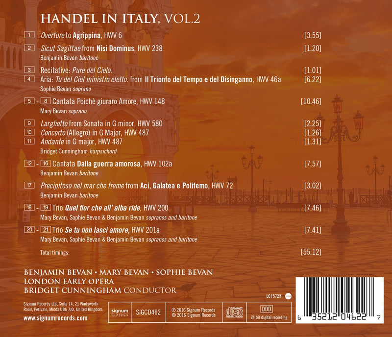 Handel in Italy Vol. 2