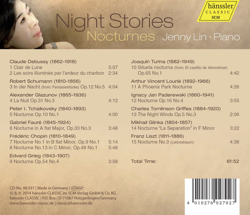 Night Stories - Nocturnes / Jenny Lin