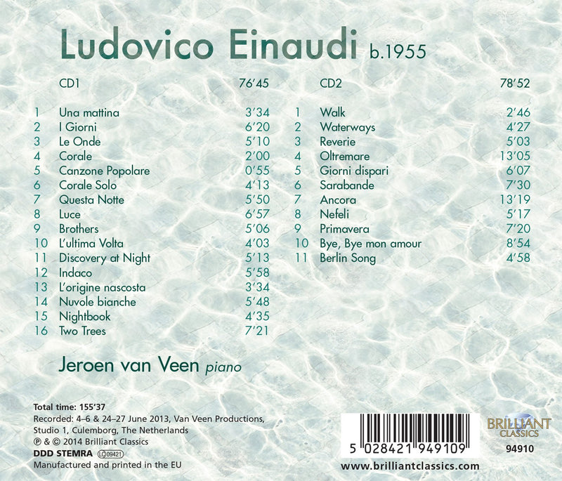 Einaudi: Piano Music / Veen