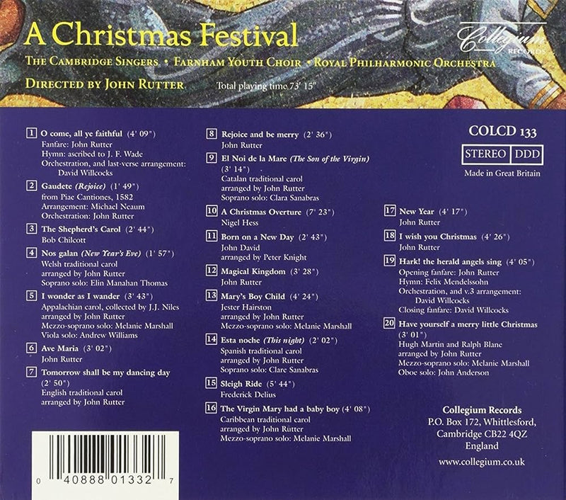 A Christmas Festival / Rutter, RPO, Cambridge Singers