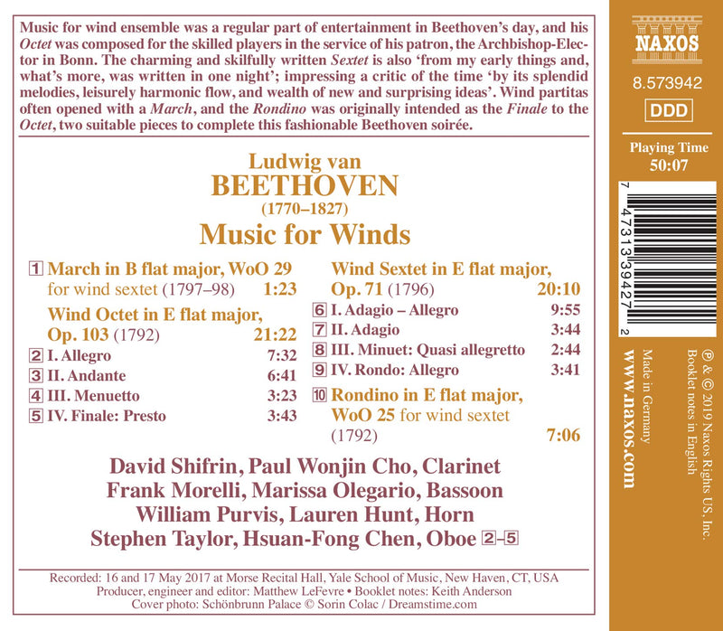Beethoven: Music for Winds / Various