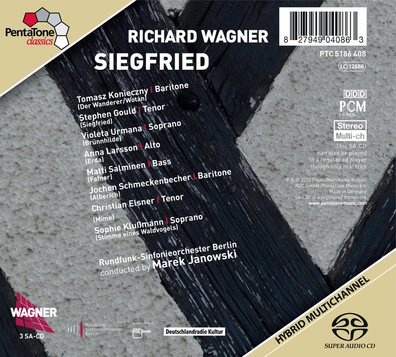 Wagner: Siegfried / Janowski, Salminen, Urmana, Gould, Elsner