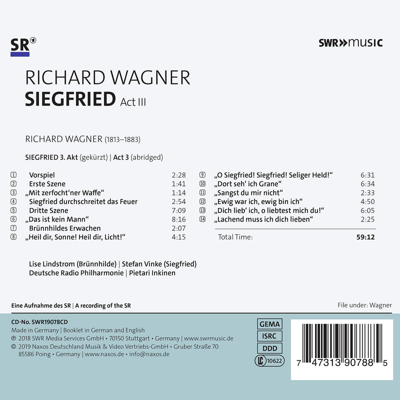Wagner: Siegfried, Act III (abridged)