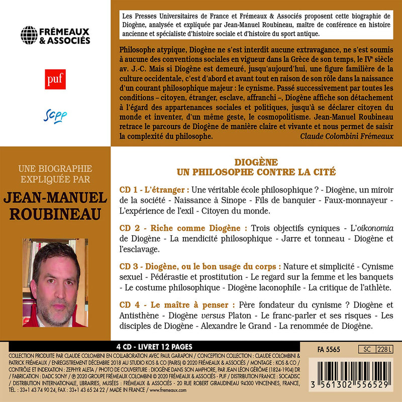 Roubineau: Diogène, Un Philosophe Contre La Cité - Une Biogr