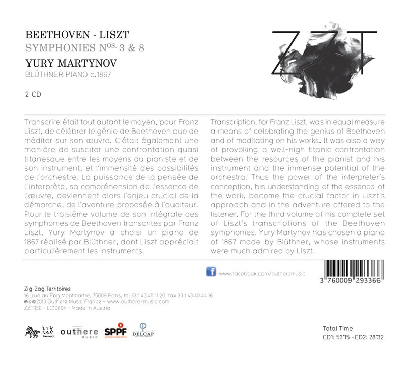 Liszt: Beethoven Symphonies Nos. 3 & 8
