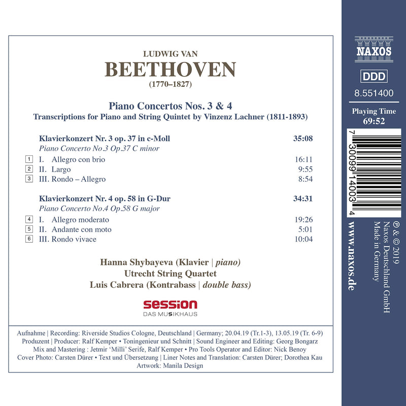 Beethoven: Piano Concertos Nos. 3 & 4