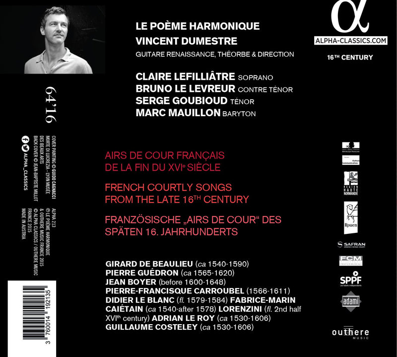 Cour: Airs De Coeur Francais Della Fin Du Xvie Siecle