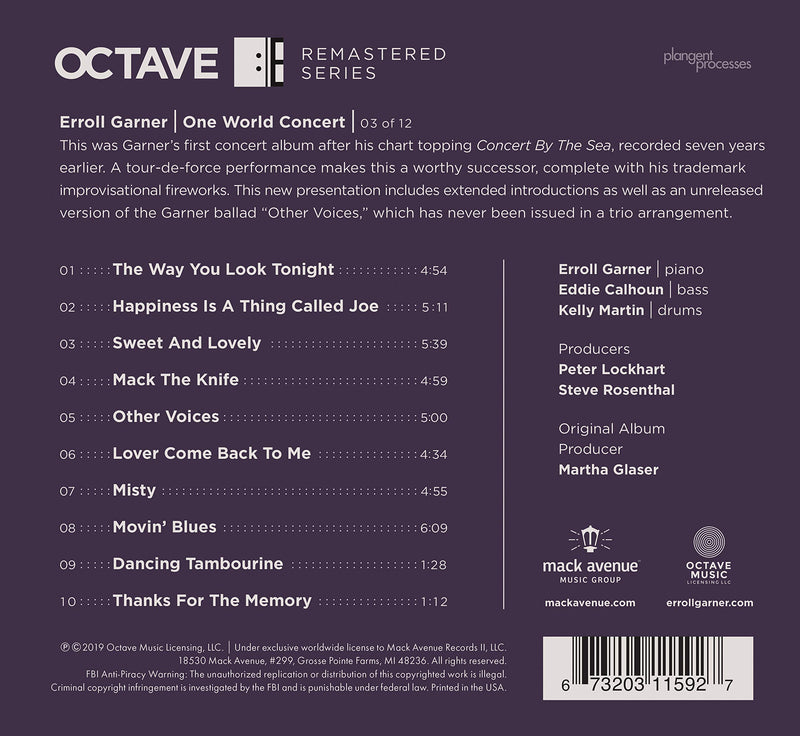 ONE WORLD CONCERT (OCTAVE REMASTERED SERIES)