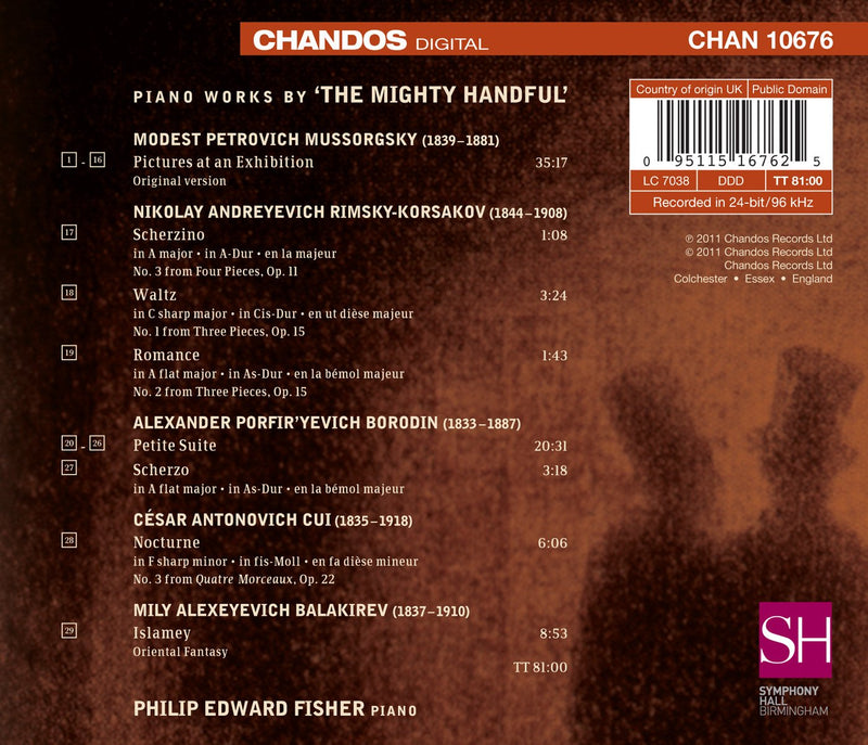 Piano Works by the Mighty Handful / Fisher