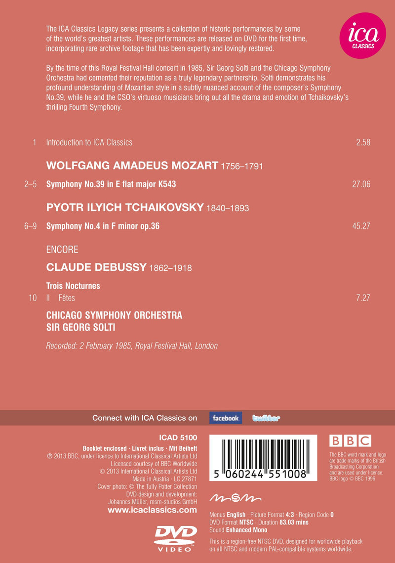Mozart, Tchaikovsky, Debussy / Solti, Chicago