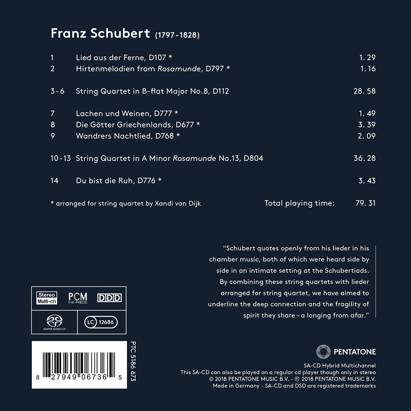 Schubert: Aus der Ferne / Signum Quartet