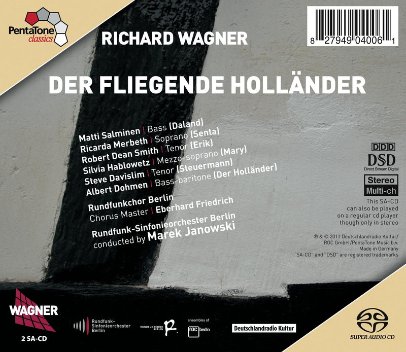Wagner: Der Fliegende Hollander / Janowksi, Salminen, Merbeth, Hablowetz
